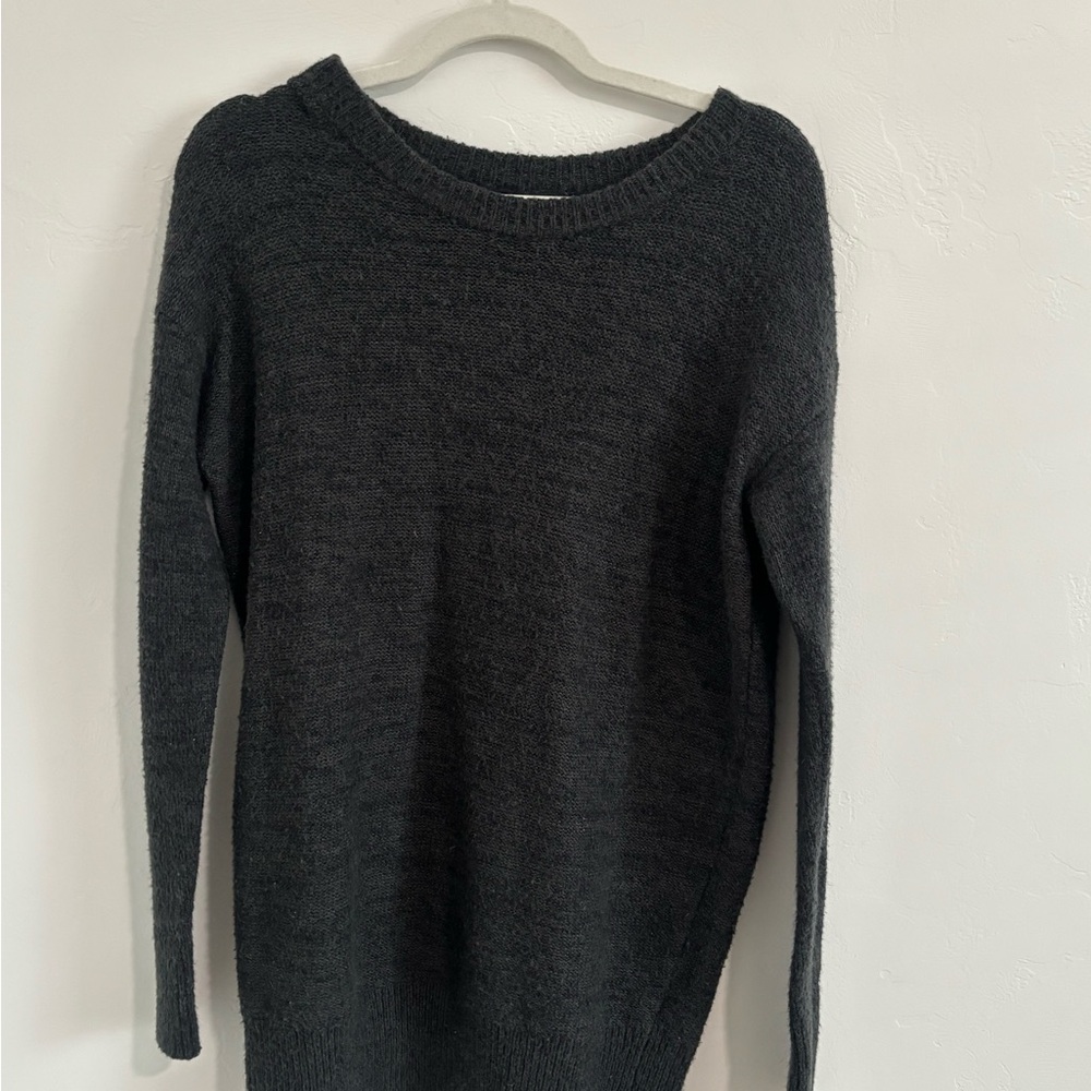 Abercrombie & Fitch Charcoal Knit Sweater | XS/S